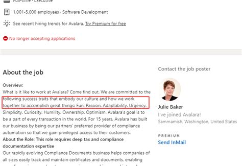 Use caution with this kind of post. . Job posting examples on linkedin